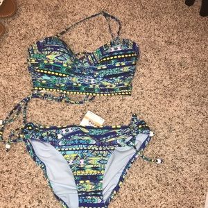 Jessica Simpson two piece swimsuit bikini